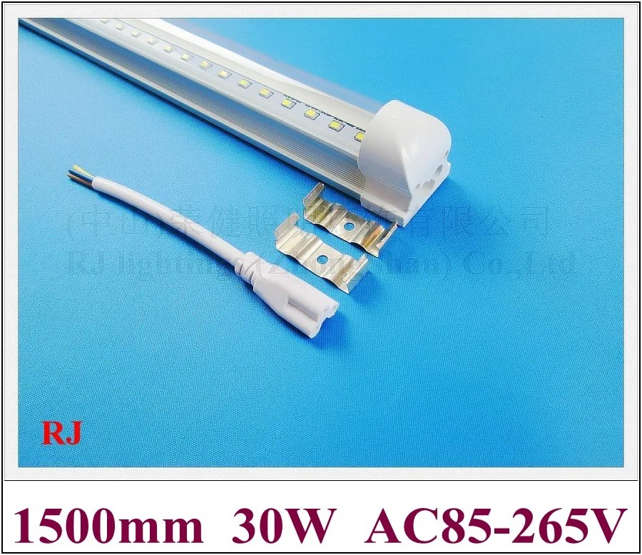 super bright compact (integrated) fluorescent LED tube light lamp T8 1500mm 1.5M 5FT 30W 3300lm SMD2835 144 led AC85-265V CE
super bright compact (integrated) fluorescent LED tube light lamp T8 1500mm 1.5M 5FT 30W 3300lm SMD2835 144 led AC85-265V CE