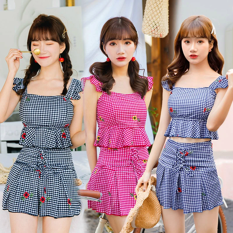 Two Piece Swimsuit Female Split Skirt Conservative Sports Slim Cover Belly Sexy Spa Swimwear Hot Spring Bathing Suit
Two Piece Swimsuit Female Split Skirt Conservative Sports Slim Cover Belly Sexy Spa Swimwear Hot Spring Bathing Suit