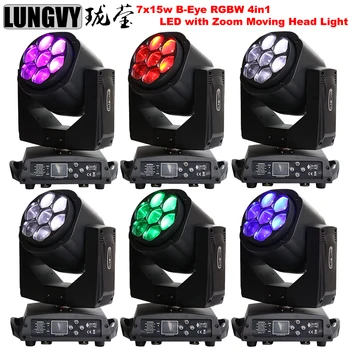 Free Shipping 6pcs/lot Mini Bee Eye Led Moving Head Zoom Light 7x15w B-Eye RGBW LED with Zoom Moving Head Light For Nigh Club
Free Shipping 6pcs/lot Mini Bee Eye Led Moving Head Zoom Light 7x15w B-Eye RGBW LED with Zoom Moving Head Light For Nigh Club