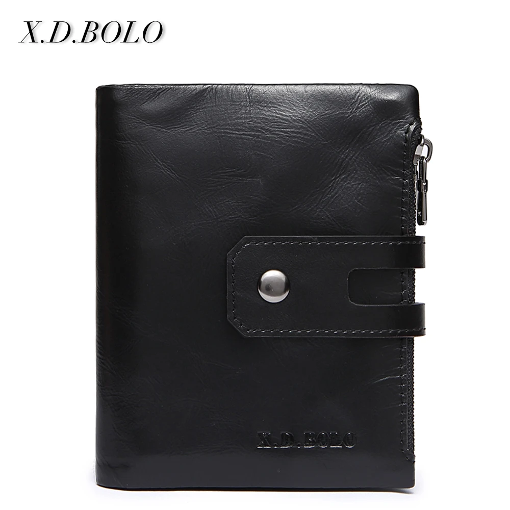 X.D.BOLO Genuine Leather Men Wallet Fashion Coin Purse Card Holder Wallet Men Portomonee Male Clutch Zipper Clamp For Money
X.D.BOLO Genuine Leather Men Wallet Fashion Coin Purse Card Holder Wallet Men Portomonee Male Clutch Zipper Clamp For Money