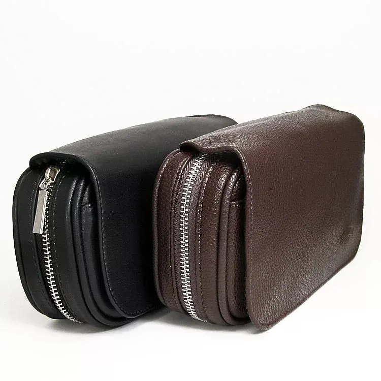 205mm*110mm New Large Capacity Black Leather Tobacco Pouch Mezzanine Bag Pipe Tobacco Storage Daily Necessities Fashion Gift
205mm*110mm New Large Capacity Black Leather Tobacco Pouch Mezzanine Bag Pipe Tobacco Storage Daily Necessities Fashion Gift