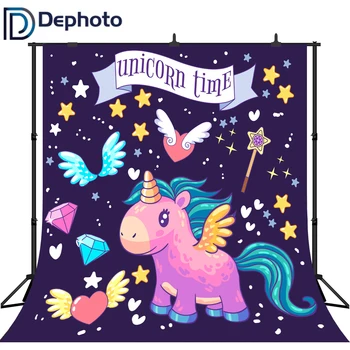 DePhoto Unicorn Backdrop for Birthday Party Love Star Wing Diamond Newborn Baby Shower Photography Background Photo Booth 
DePhoto Unicorn Backdrop for Birthday Party Love Star Wing Diamond Newborn Baby Shower Photography Background Photo Booth