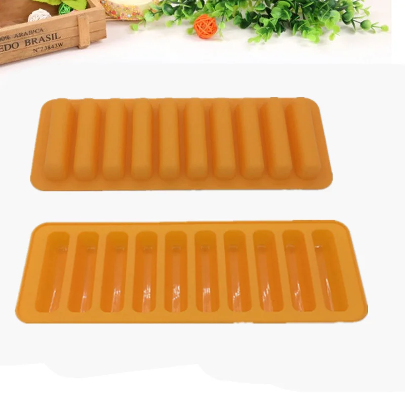 Food Grade Silicone 10 Finger Biscuit Chocolate Mold Jelly/Pudding Mold Baking & Pastry Tools 26*9.5*2.6cm
Food Grade Silicone 10 Finger Biscuit Chocolate Mold Jelly/Pudding Mold Baking & Pastry Tools 26*9.5*2.6cm