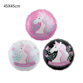 50PCS Cartoon Unicorn Balloon Aluminum Foil Balloons For Birthday Party Inflatable Balls Decoration kids toys 45*45cm
50PCS Cartoon Unicorn Balloon Aluminum Foil Balloons For Birthday Party Inflatable Balls Decoration kids toys 45*45cm