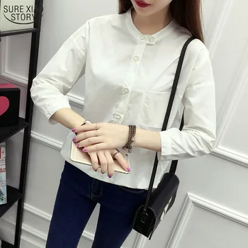 2017 New Women's Literary Autumn New Arrival Korean Style Small Fresh Female Long Sleeved Cotton Shirt Collar Occupation 328C 25
2017 New Women's Literary Autumn New Arrival Korean Style Small Fresh Female Long Sleeved Cotton Shirt Collar Occupation 328C 25