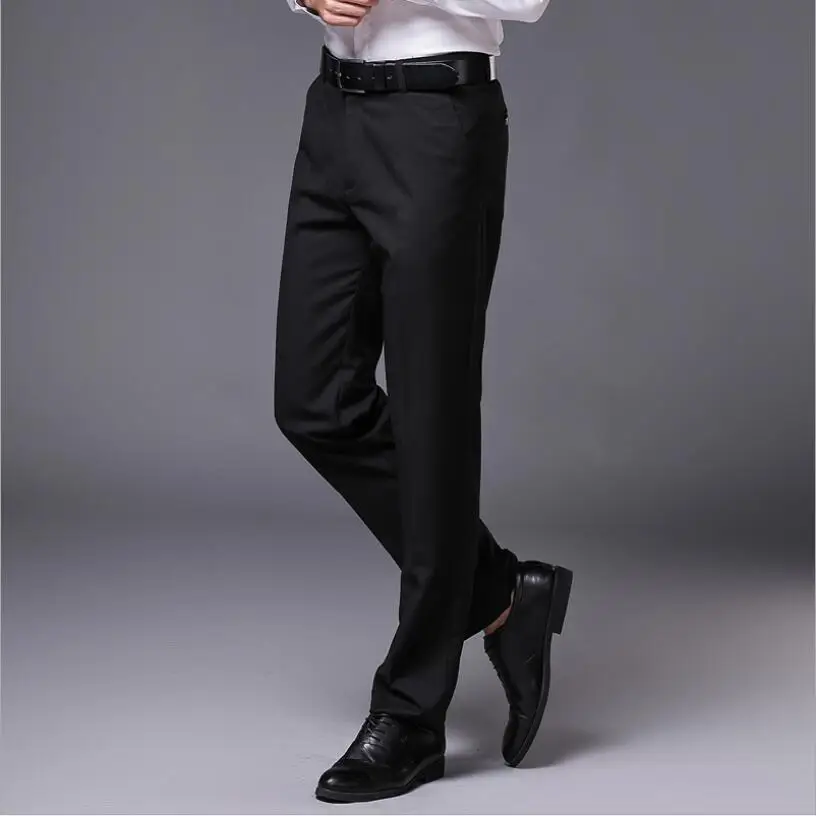 Black High quality Spring Autumn Winter Men Long Pants Casual Business Wedding Elastic Trousers Male Cotton Soft Straight type
Black High quality Spring Autumn Winter Men Long Pants Casual Business Wedding Elastic Trousers Male Cotton Soft Straight type