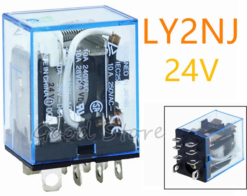 Free Shipping 1Pc LY2NJ AC DC 24V HH62P HHC68A-2Z Electronic Micro Mini Electromagnetic Relay 10A 8PIN Coil DPDT
Free Shipping 1Pc LY2NJ AC DC 24V HH62P HHC68A-2Z Electronic Micro Mini Electromagnetic Relay 10A 8PIN Coil DPDT