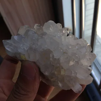 283g Natural White Clear Quartz Crystal Cluster Specimen sfera di cristallo crystal product figurines
283g Natural White Clear Quartz Crystal Cluster Specimen sfera di cristallo crystal product figurines