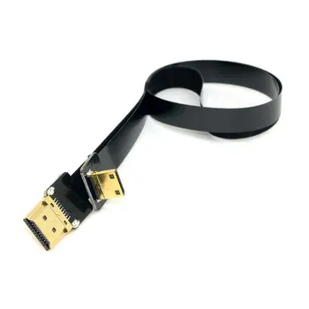 Zihan 50cm 90 Degree Down Angled FPV Mini HDMI Male to HDMI Male FPC Flat Cable for Multicopter Aerial Photography
Zihan 50cm 90 Degree Down Angled FPV Mini HDMI Male to HDMI Male FPC Flat Cable for Multicopter Aerial Photography