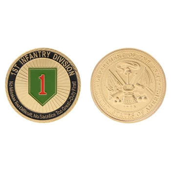 Commemorative Coin 1th Infantry Division US Army Collection Arts Gifts Souvenir New Quality
Commemorative Coin 1th Infantry Division US Army Collection Arts Gifts Souvenir New Quality