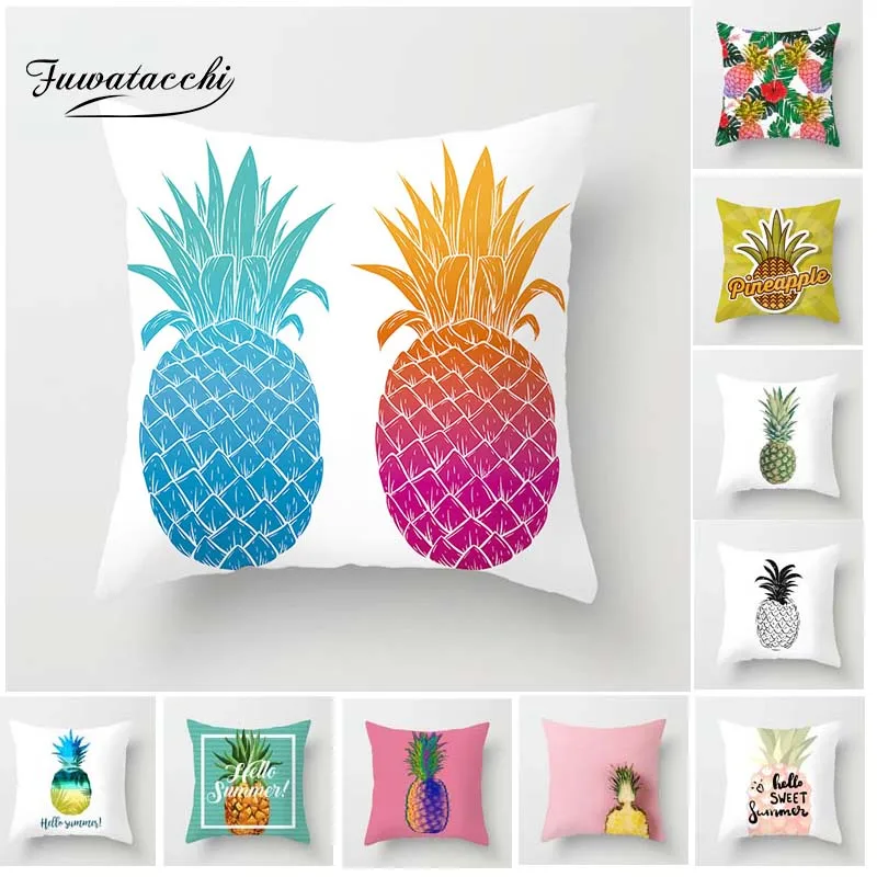 Fuwatacchi Various Color Cushion Cover Pink Yellow Pineapple Pillowcase Decor Home Sofa Chair Car Decoration Linen Pillow Covers
Fuwatacchi Various Color Cushion Cover Pink Yellow Pineapple Pillowcase Decor Home Sofa Chair Car Decoration Linen Pillow Covers