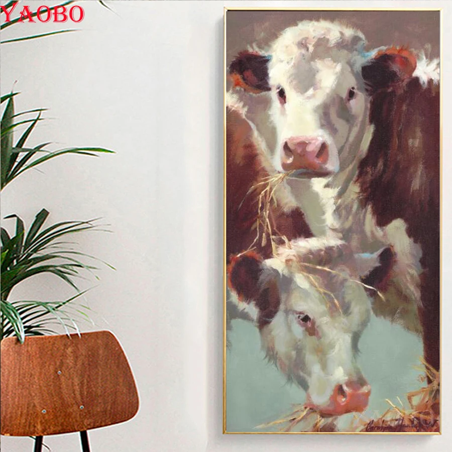 DIY Diamond Painting Cow animal Diamond Embroidery Full Display New Square/round Stones Diamond Mosaic pattern of Rhinestone
DIY Diamond Painting Cow animal Diamond Embroidery Full Display New Square/round Stones Diamond Mosaic pattern of Rhinestone
