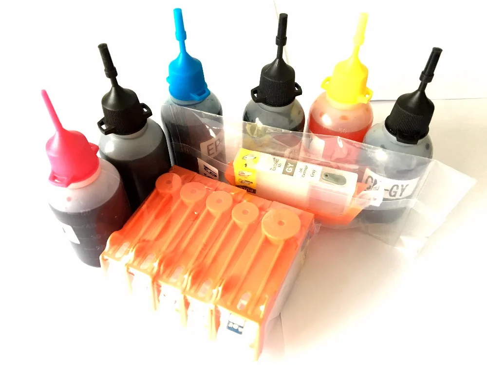 6 Colors PGI-725 CLI-726 Ink Refill Kit For Canon PIXMA MG8170 MG6170 MG6270 MG8270 Printers PGBK BK C M Y GY
6 Colors PGI-725 CLI-726 Ink Refill Kit For Canon PIXMA MG8170 MG6170 MG6270 MG8270 Printers PGBK BK C M Y GY