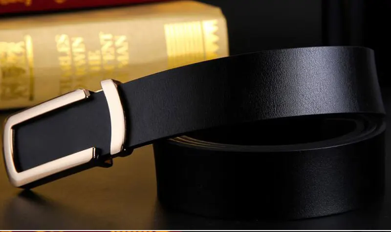 mens leather belt with gold name plate