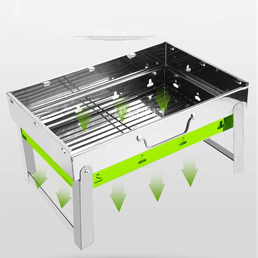 Outdoor Stainless Steel Grill, BBQ B35 ,Portable Household Charcoal Stove For 3 to 6 People Environmental BBQ Oven New Arrival
Outdoor Stainless Steel Grill, BBQ B35 ,Portable Household Charcoal Stove For 3 to 6 People Environmental BBQ Oven New Arrival