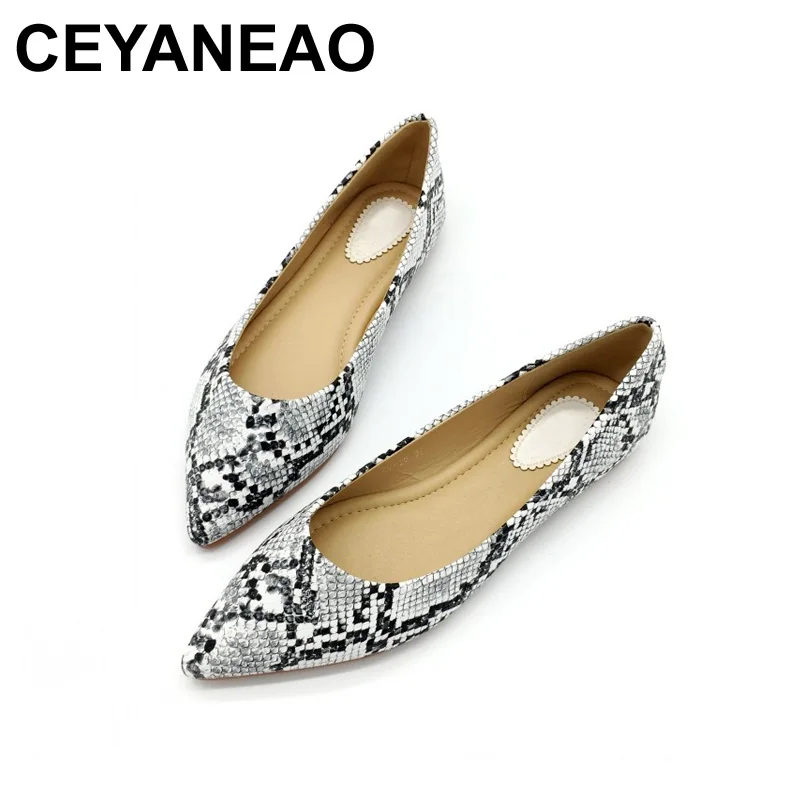 CEYANEAO 2018 Women Shoes Snake Print Slip-On Spring Autumn Woman Single Shoes Ladies Females Work Footwear Zapatos Mujer
CEYANEAO 2018 Women Shoes Snake Print Slip-On Spring Autumn Woman Single Shoes Ladies Females Work Footwear Zapatos Mujer