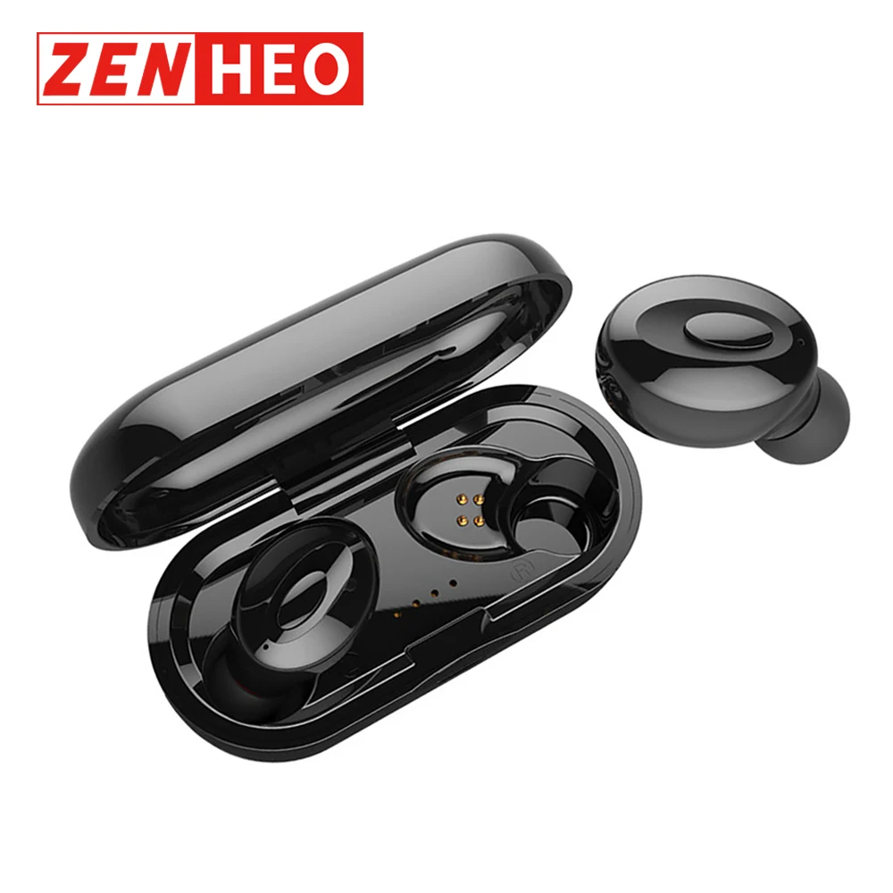 

ZENHEO XG15 Blue Tooth Earphones Sport Charging Box Wireless Handsfree For Huawei Xiaomi Iphone TWS Earbuds Waterproof BT 5.0