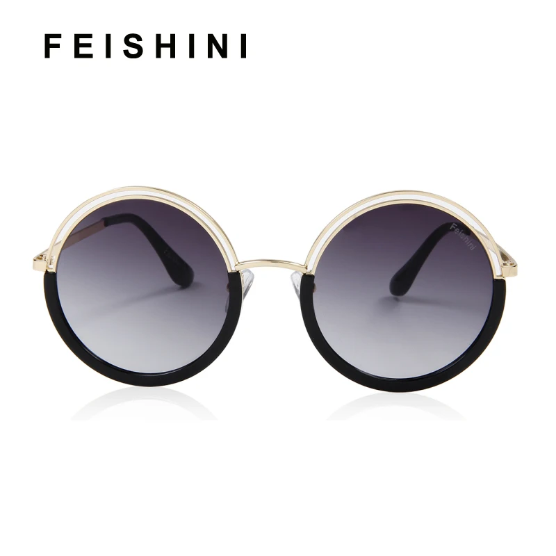 FEISHINI Protable Gradient Small Face Round Sunglasses Women Transparent Pink Clear 2019 Fashion Colored Unisex Sun Glasses Men
FEISHINI Protable Gradient Small Face Round Sunglasses Women Transparent Pink Clear 2019 Fashion Colored Unisex Sun Glasses Men