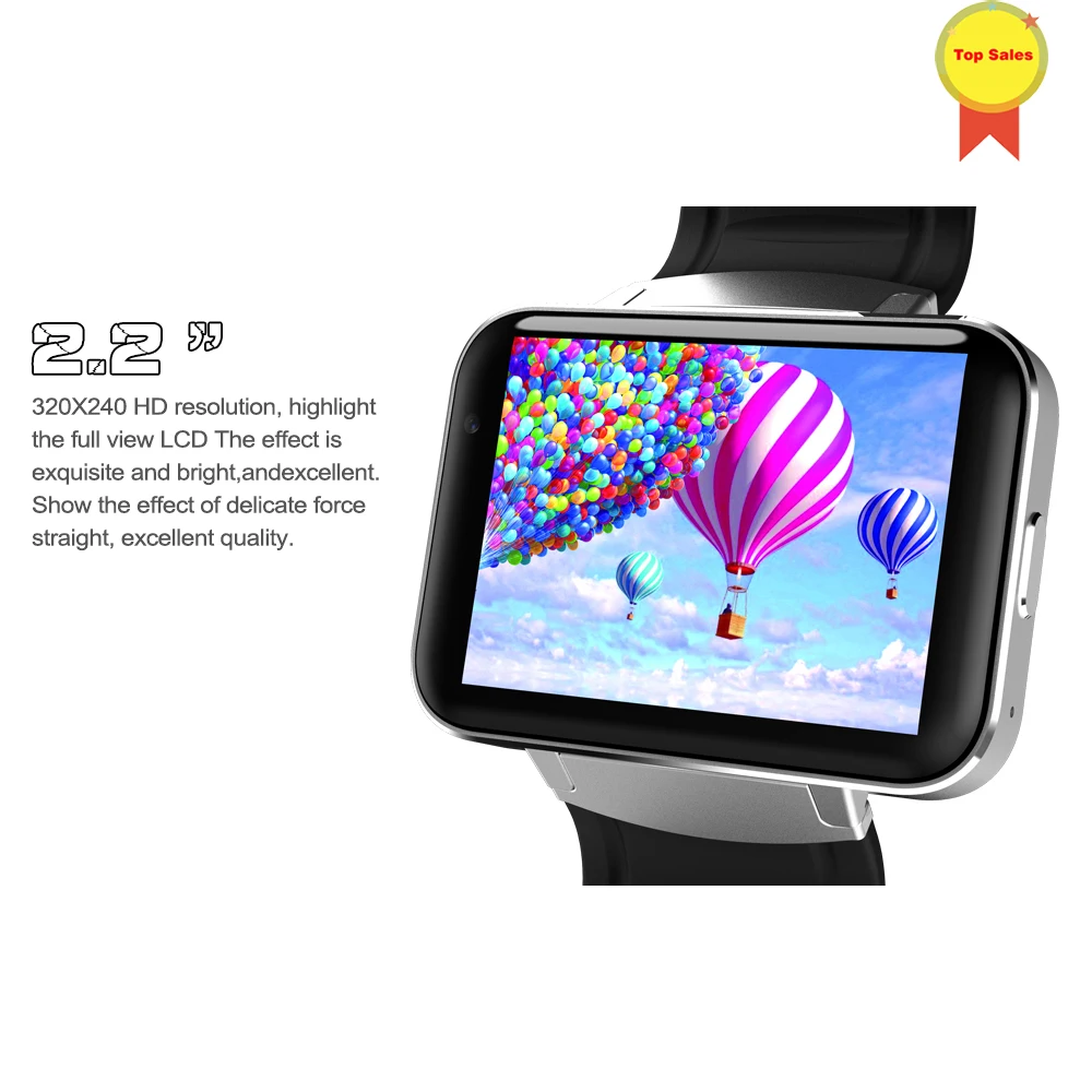 Smart Watch Smartwatch 2.2inch oled Android Phone Call Relogio 3G GSM SIM TF Card Camera for iPhone Samsung HUAWEI PK DZ09 A1