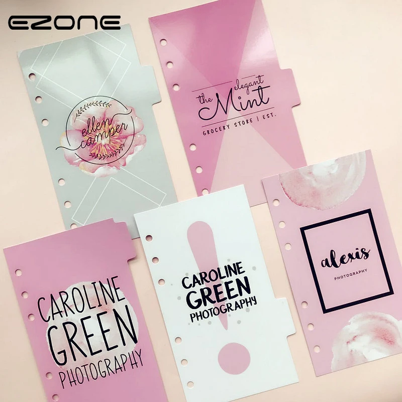 EZONE 5 Sheets A6 6 Holes Notebook's Index Page Paper Separator Page Loose-leaf Book Category Page Planner Stationery Papelaria
EZONE 5 Sheets A6 6 Holes Notebook's Index Page Paper Separator Page Loose-leaf Book Category Page Planner Stationery Papelaria