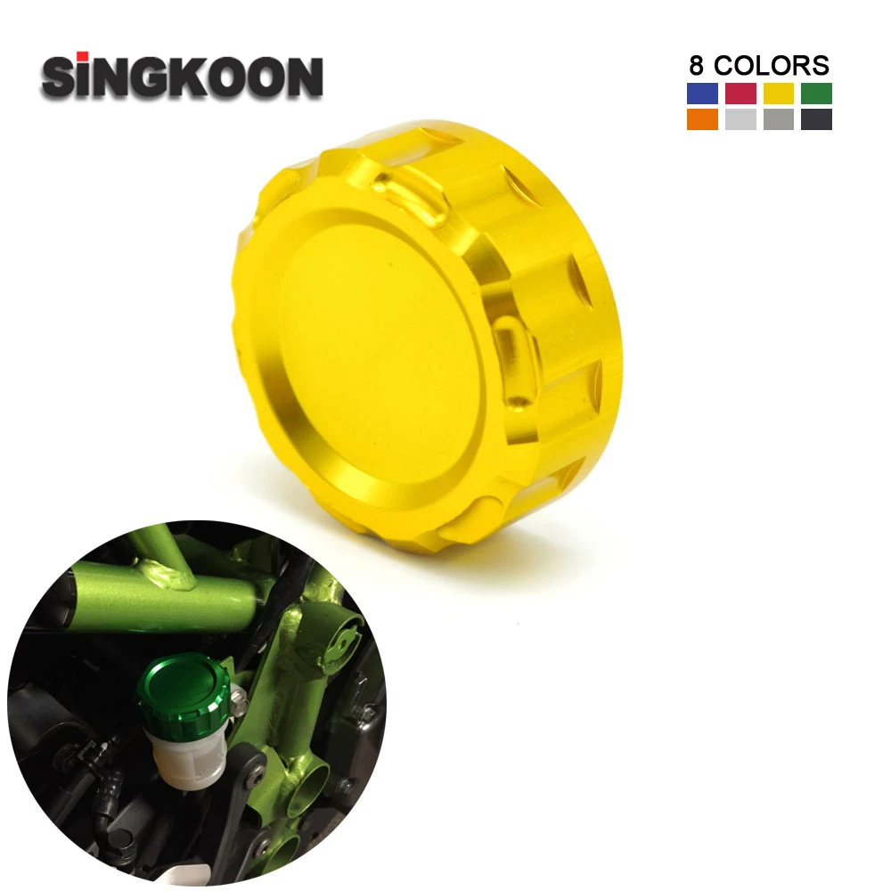 CNC Motorcycle Front Rear Brake Master Cylinder Fluid Reservoir Cover Cap 8 Colors For For Kawasaki Z750 /R Z800 Z1000
CNC Motorcycle Front Rear Brake Master Cylinder Fluid Reservoir Cover Cap 8 Colors For For Kawasaki Z750 /R Z800 Z1000