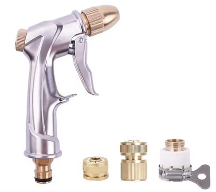 Metal Car Wash Water Gun Garden Washing Pistol Automotive Cleaner Zinc-alloy Body Washer Tool Brass Connector Water Sprayer Gun
Metal Car Wash Water Gun Garden Washing Pistol Automotive Cleaner Zinc-alloy Body Washer Tool Brass Connector Water Sprayer Gun