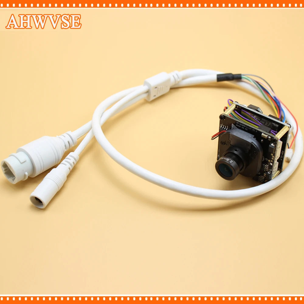 AHWVSE высокое разрешение 1920*1080P 720P HD POE IP камера модуль Плата с кабелем LAN |