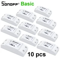 2/3/4/5/6/8/10 pcs SONOFF Basic Wireless Wifi Switch Remote Control Automation Module DIY Timer Universal Smart Home 10A 220V image