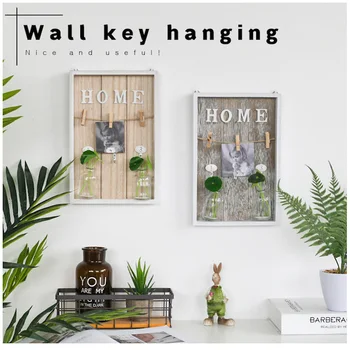 Multi-use Photo Frame with String Key Box Glass Flower Pot Hangable Wooden Wall Storage Rack Hydroponic Plants Pot 3hook 2bottle
Multi-use Photo Frame with String Key Box Glass Flower Pot Hangable Wooden Wall Storage Rack Hydroponic Plants Pot 3hook 2bottle