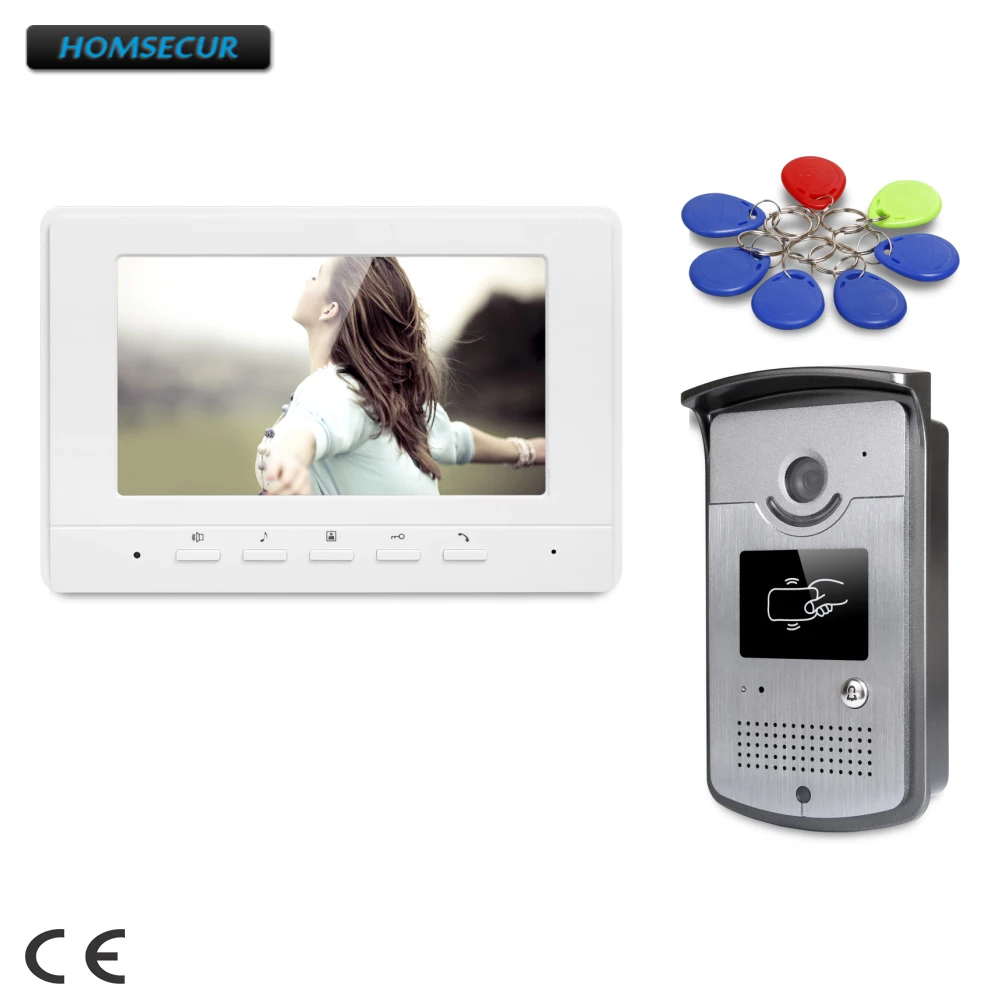 HOMSECUR 7inch Wired Video Door Entry Phone Call System with Keyfobs Unlocking Camera : XC001+XM707-W
HOMSECUR 7inch Wired Video Door Entry Phone Call System with Keyfobs Unlocking Camera : XC001+XM707-W