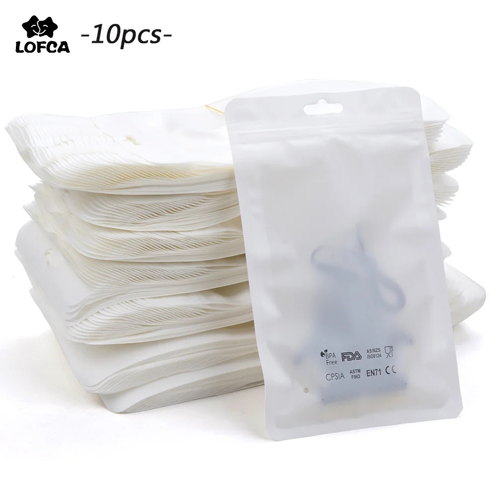 LOFCA 10pcs/lot Plastic Bags Pacifier Chain Packaging Accessory Baby Teethers Package BPA Free Silicone Beads Package Bags
LOFCA 10pcs/lot Plastic Bags Pacifier Chain Packaging Accessory Baby Teethers Package BPA Free Silicone Beads Package Bags