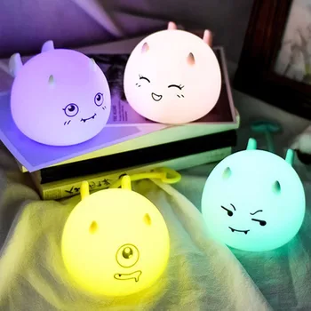 Cute Colorful Devil Shape LED USB Charging Children Night Light Silicone Infant Baby Lamp Home Bedroom Light
Cute Colorful Devil Shape LED USB Charging Children Night Light Silicone Infant Baby Lamp Home Bedroom Light