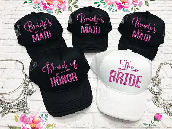 customize wedding bride bridesmaid Matron Maid of honor Bachelorette Mesh Trucker Snapback trucker hats caps party favors gifts
customize wedding bride bridesmaid Matron Maid of honor Bachelorette Mesh Trucker Snapback trucker hats caps party favors gifts
