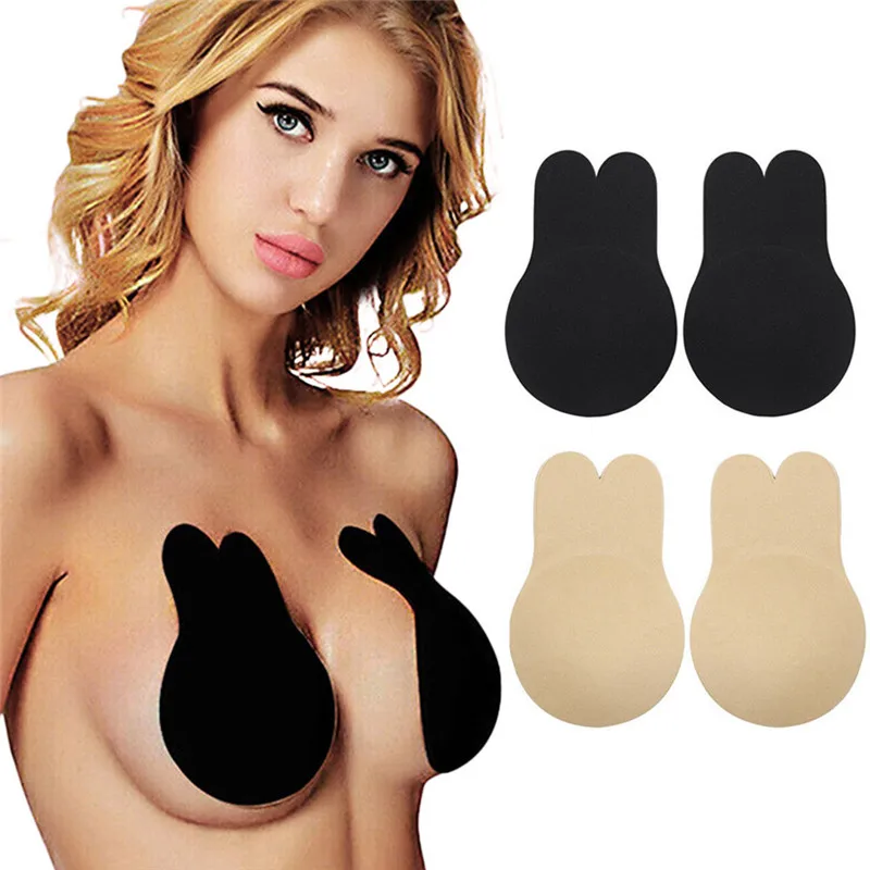 Women Bikini Pads Invisible Breast Lift Tape Rabbit Ear Lifting Chest Sticker Swimsuit Nipple Cover bio-silicone anti-sagging
Women Bikini Pads Invisible Breast Lift Tape Rabbit Ear Lifting Chest Sticker Swimsuit Nipple Cover bio-silicone anti-sagging