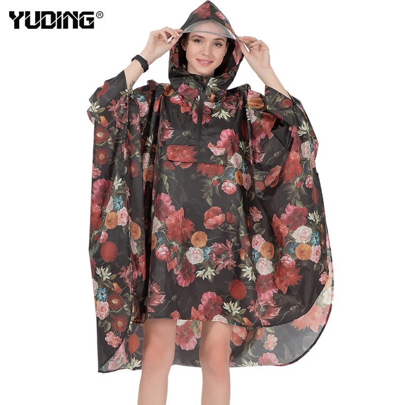 Yuding New Fashion Woman Raincoat Waterproof Polyester Rain Capes Women Lady Ponchos Hiking Camping Cycling Hoodie Abrigo Mujer
Yuding New Fashion Woman Raincoat Waterproof Polyester Rain Capes Women Lady Ponchos Hiking Camping Cycling Hoodie Abrigo Mujer