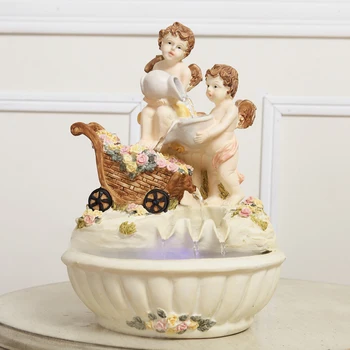 Cupid European circulating water fountain desktop wedding gift small ornaments bonsai rockery water tank
Cupid European circulating water fountain desktop wedding gift small ornaments bonsai rockery water tank