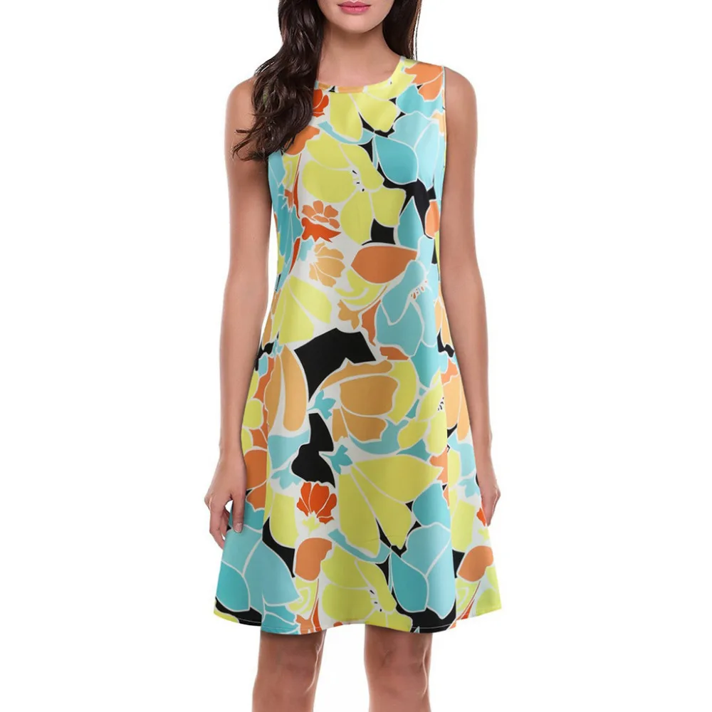 New 2019 Women Dresses Fashion Plus Size Sleeveless Casual O-Neck Print Tank Dress Hot Marketing Gift High Quality vestidos DD5
New 2019 Women Dresses Fashion Plus Size Sleeveless Casual O-Neck Print Tank Dress Hot Marketing Gift High Quality vestidos DD5
