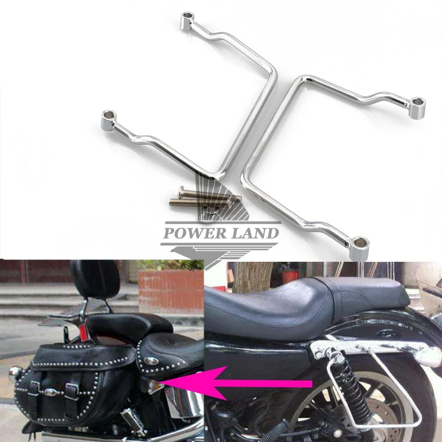 Free Shipping Motorcycle Chrome Steel Saddle Bag Support Bar Mounts Bracket Fit For Yamaha V Star XVS 1100
Free Shipping Motorcycle Chrome Steel Saddle Bag Support Bar Mounts Bracket Fit For Yamaha V Star XVS 1100