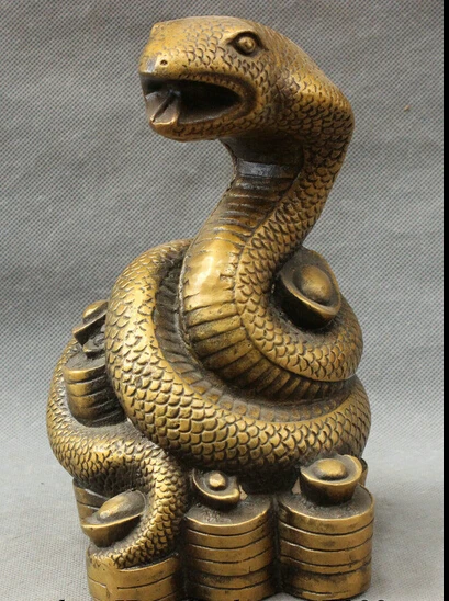 hui88K731<<<8" Chinese Bronze Year Zodiac Wealth YuanBao Coin Snake Head Statue Sculpture
hui88K731<<<8" Chinese Bronze Year Zodiac Wealth YuanBao Coin Snake Head Statue Sculpture
