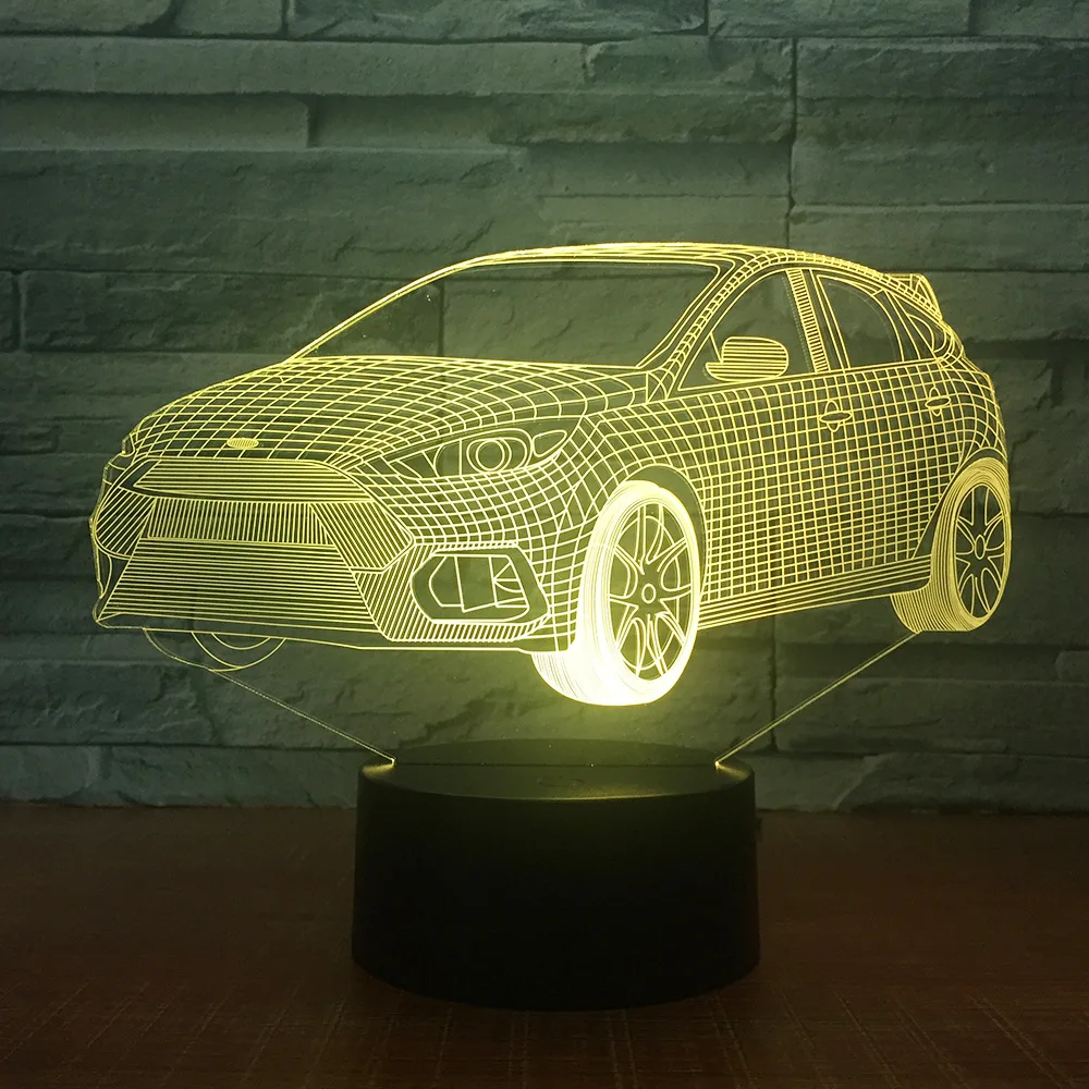 LED car modeling 3d table lamp multifunction luminous creative 7 color acrylic plate touch night light gift 1807
LED car modeling 3d table lamp multifunction luminous creative 7 color acrylic plate touch night light gift 1807