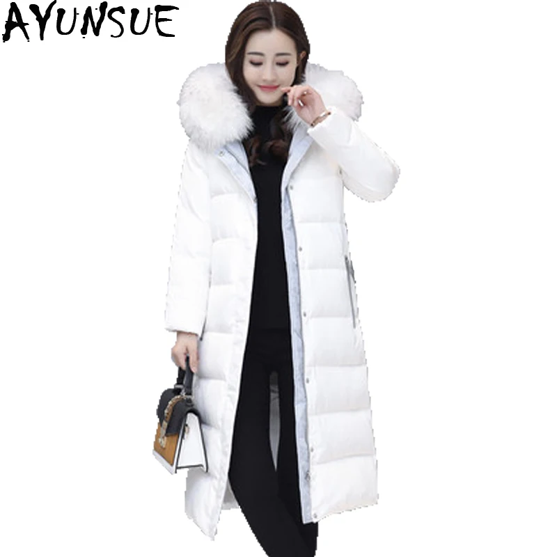 Large Fur Collar Womens Winter Jacket Removable Collar Thicken Long Down Jackets Hooded Warm Snow Wear Down Coats Doudoune ST493
Large Fur Collar Womens Winter Jacket Removable Collar Thicken Long Down Jackets Hooded Warm Snow Wear Down Coats Doudoune ST493