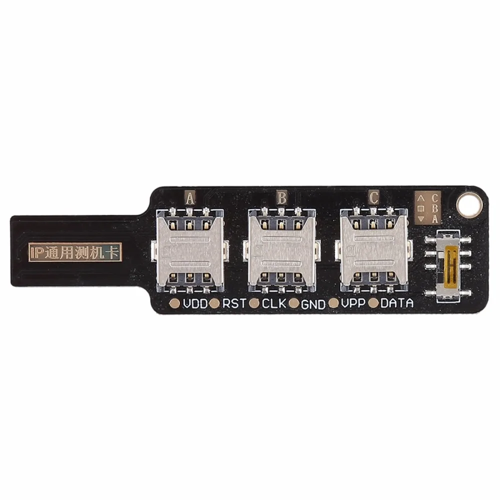 Repair Tools for Mobile Phone and Tablet, 3 in 1 SIM Mobile Phone IP Universal Test Card
Repair Tools for Mobile Phone and Tablet, 3 in 1 SIM Mobile Phone IP Universal Test Card