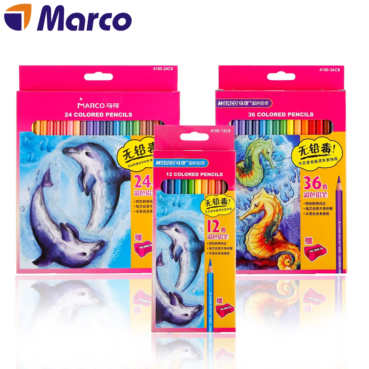 12/24/36 Marco Color Pencil Set Non-toxic Environmental Protection Wood Drawing Pencils Crayon De Couleur Lapis De Cor Colored
12/24/36 Marco Color Pencil Set Non-toxic Environmental Protection Wood Drawing Pencils Crayon De Couleur Lapis De Cor Colored