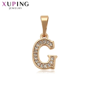 Xuping Fashion Exquisite Romantic Alphabet Shape Pendant for Women Man Nice Synthetic Cubic Zirconia Family Gifts 34804
Xuping Fashion Exquisite Romantic Alphabet Shape Pendant for Women Man Nice Synthetic Cubic Zirconia Family Gifts 34804