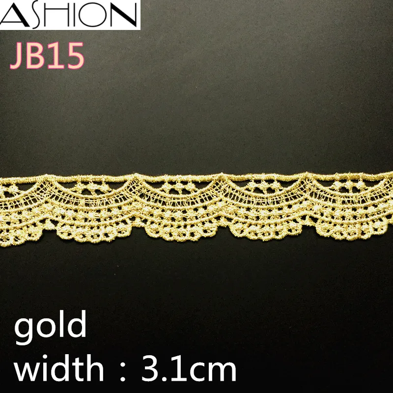 3 yards Width 30mm DIY Garment Accessories gold Embroidered Lace Trim Fabric Sewing Wedding Ribbon JB15
3 yards Width 30mm DIY Garment Accessories gold Embroidered Lace Trim Fabric Sewing Wedding Ribbon JB15