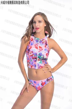 High Neck Bikini Women Flower Print Swimwear Push Up Swimsuit Rash Guard Bikinis Brazilian Biquini Zipper Bathing Suit Beach
High Neck Bikini Women Flower Print Swimwear Push Up Swimsuit Rash Guard Bikinis Brazilian Biquini Zipper Bathing Suit Beach