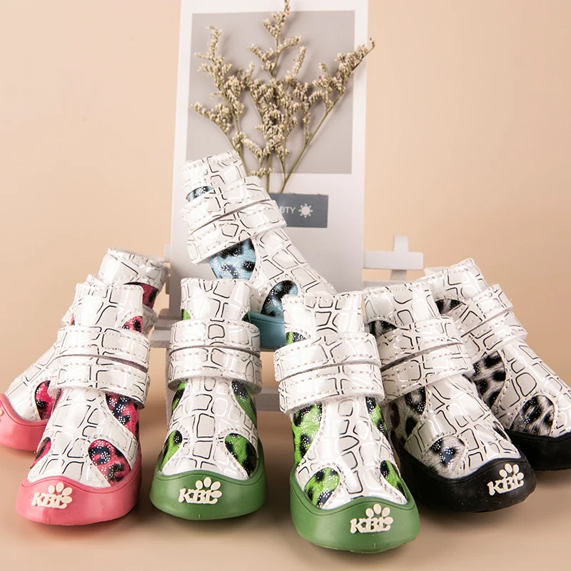 Leopard Small Dog Shoes Foot Accessories Boot PU Pet Footwear Waterproof Non-Slip Outdoor Teddy Chihuahua Puppy Winter Drop Ship
Leopard Small Dog Shoes Foot Accessories Boot PU Pet Footwear Waterproof Non-Slip Outdoor Teddy Chihuahua Puppy Winter Drop Ship