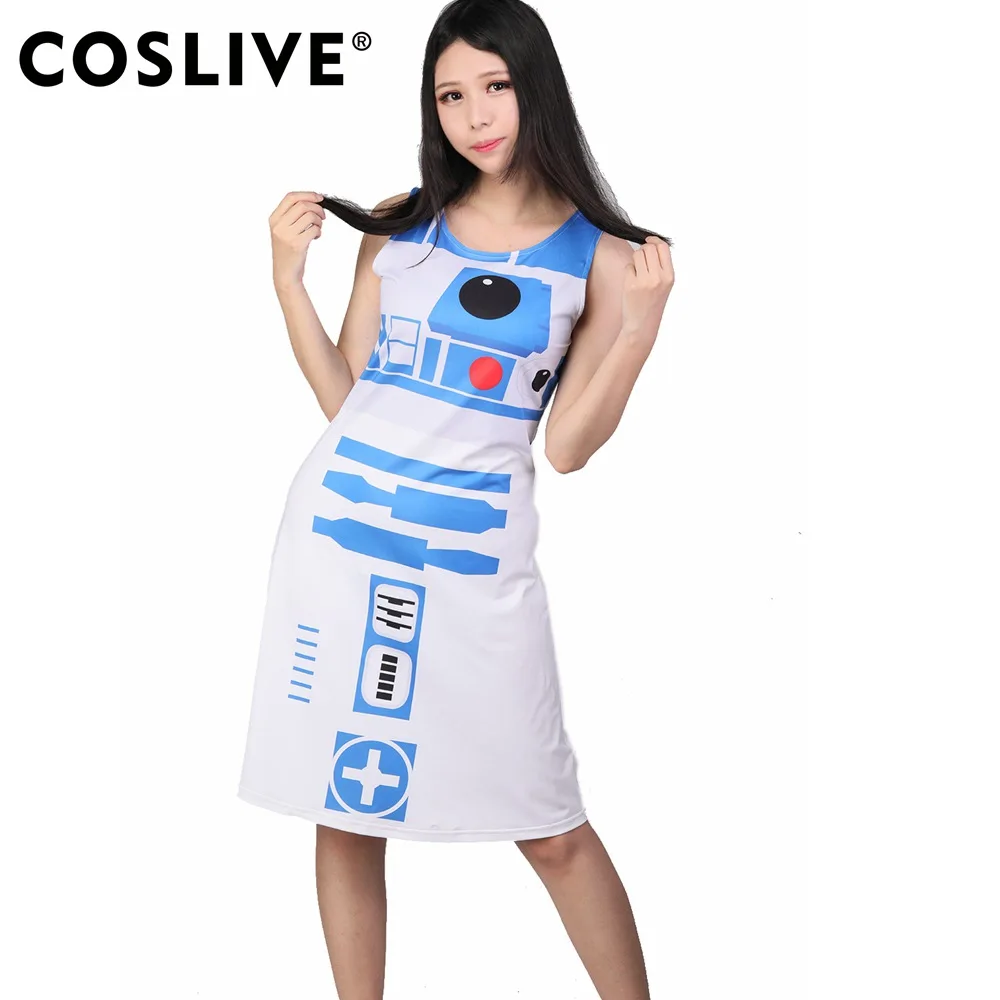 Coslive Star Wars Cosplay r2d2 Fancy Women Girls Dress Star Wars Movie Cosplay Costume For Female Adult
Coslive Star Wars Cosplay r2d2 Fancy Women Girls Dress Star Wars Movie Cosplay Costume For Female Adult