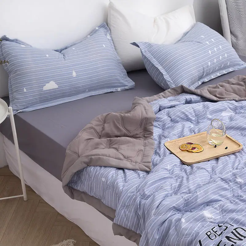 Brief Cloud Printing Cotton Summer Air Conditioner Cool Thin Quilt Washed Comfortable Home Textile Bedding Comforters Duvets
Brief Cloud Printing Cotton Summer Air Conditioner Cool Thin Quilt Washed Comfortable Home Textile Bedding Comforters Duvets