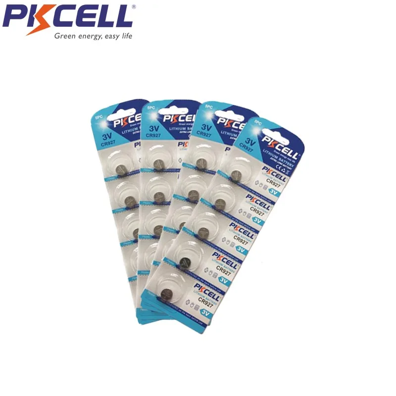 20Pcs PKCELL CR927 3V 30mAh Lithium Manganese Button Coin Battery For Watches Toys Calculator
20Pcs PKCELL CR927 3V 30mAh Lithium Manganese Button Coin Battery For Watches Toys Calculator